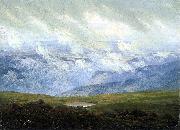 Caspar David Friedrich Drifting Clouds Sweden oil painting artist